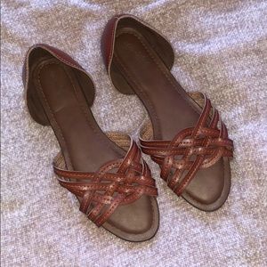 Brown Slide Sandals